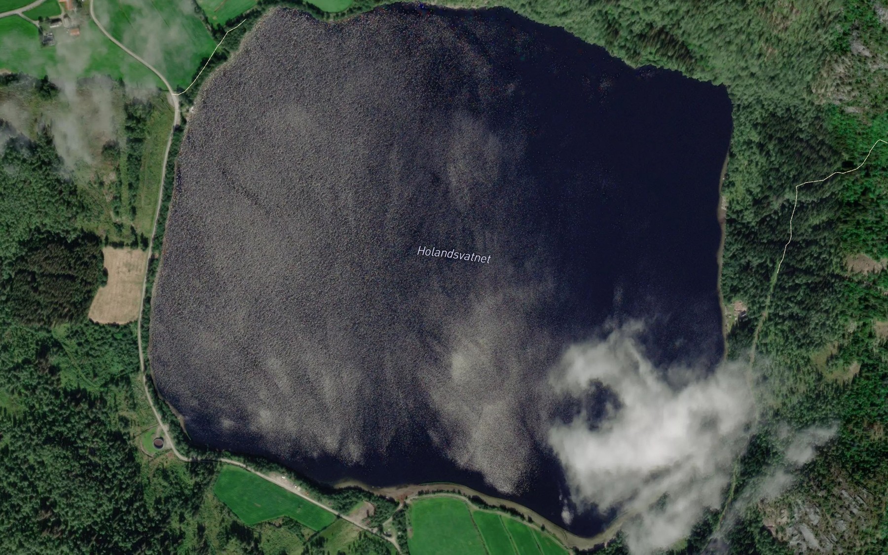 Satellite map of the Holandsvatnet