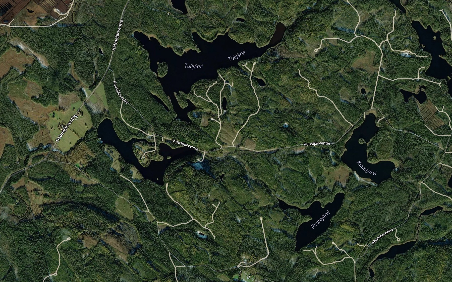 Satellite map of the Tuulijarvi