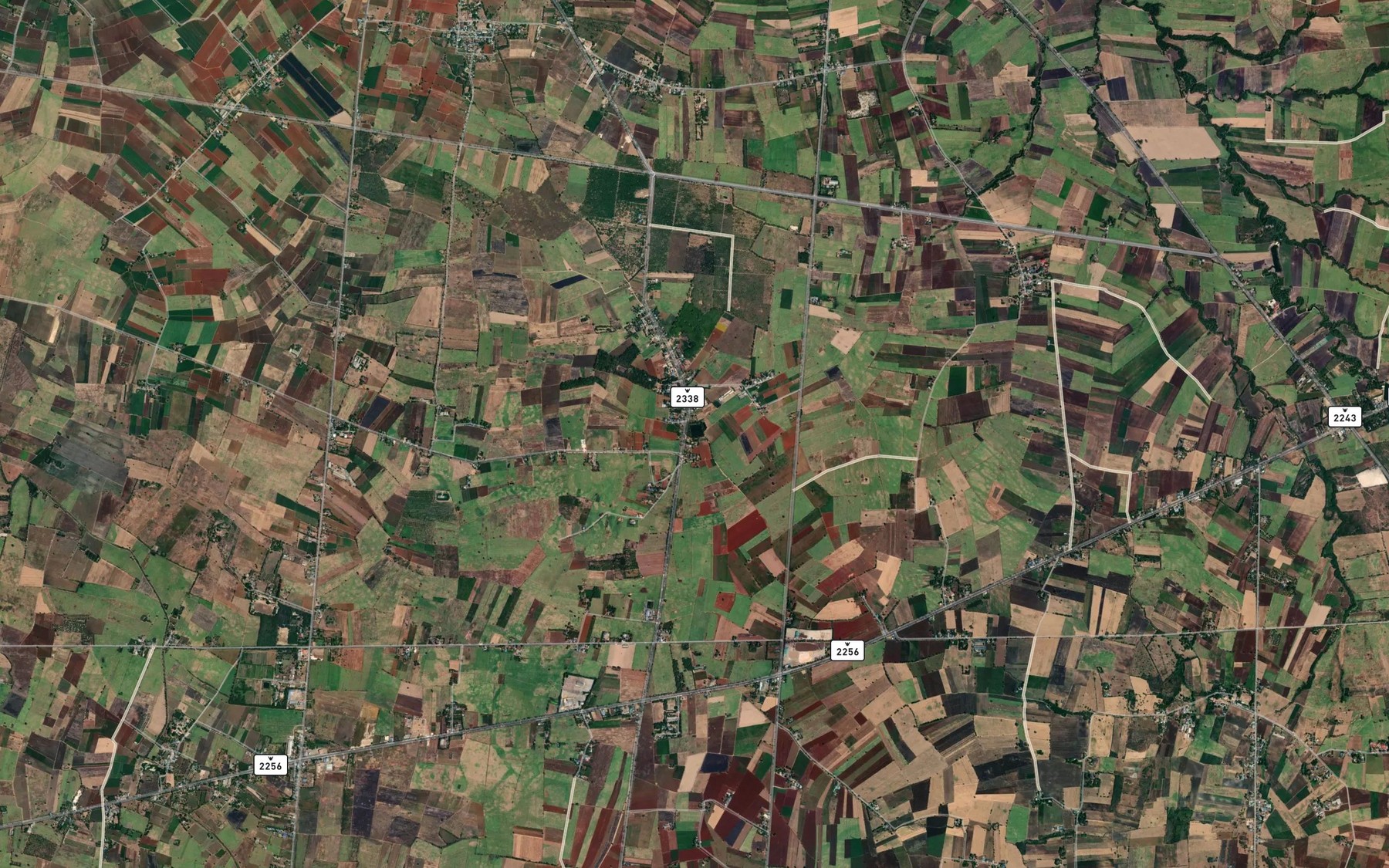 Satellite map of the Nong Nam Sai