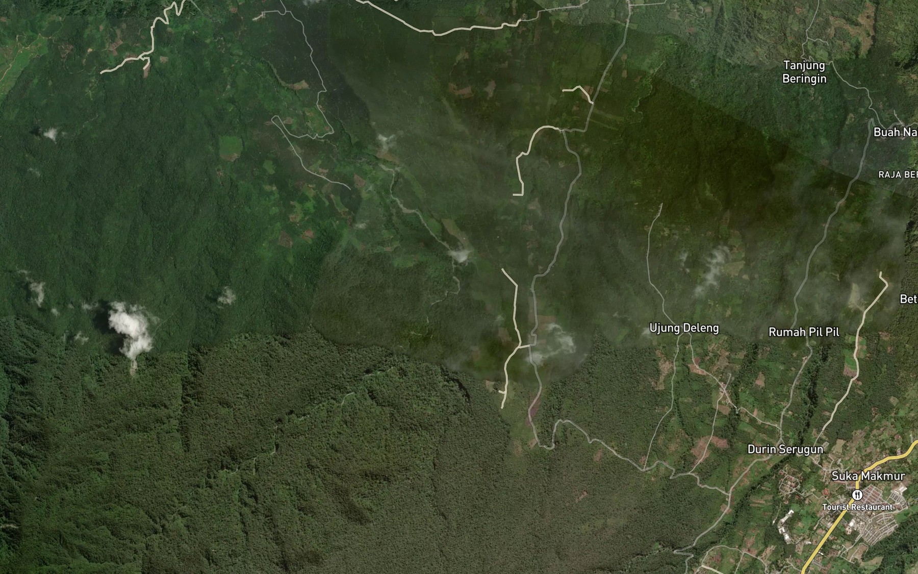 Satellite map of the Lau Perpangantogo