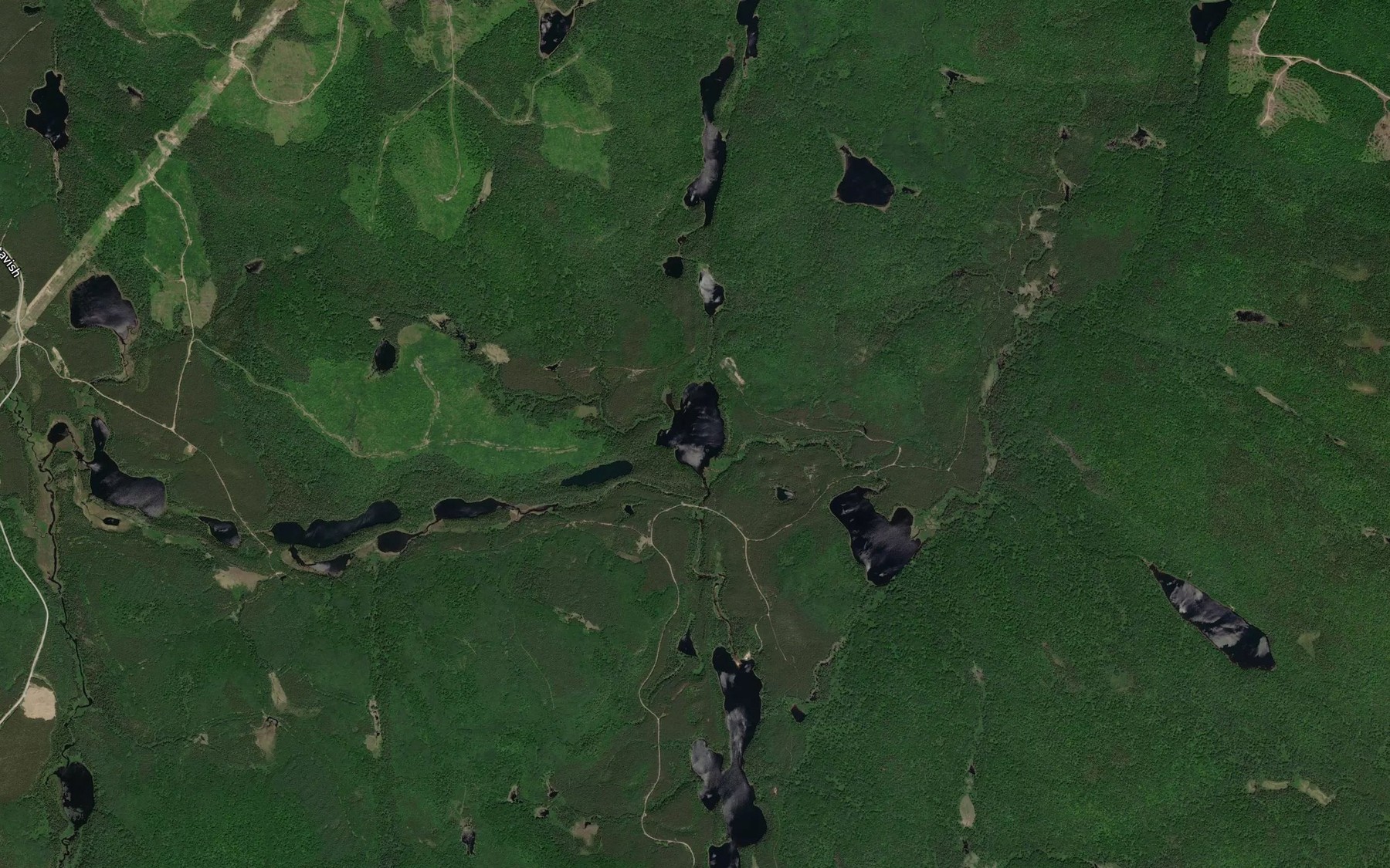 Satellite map of the Lac Arameskananicicik