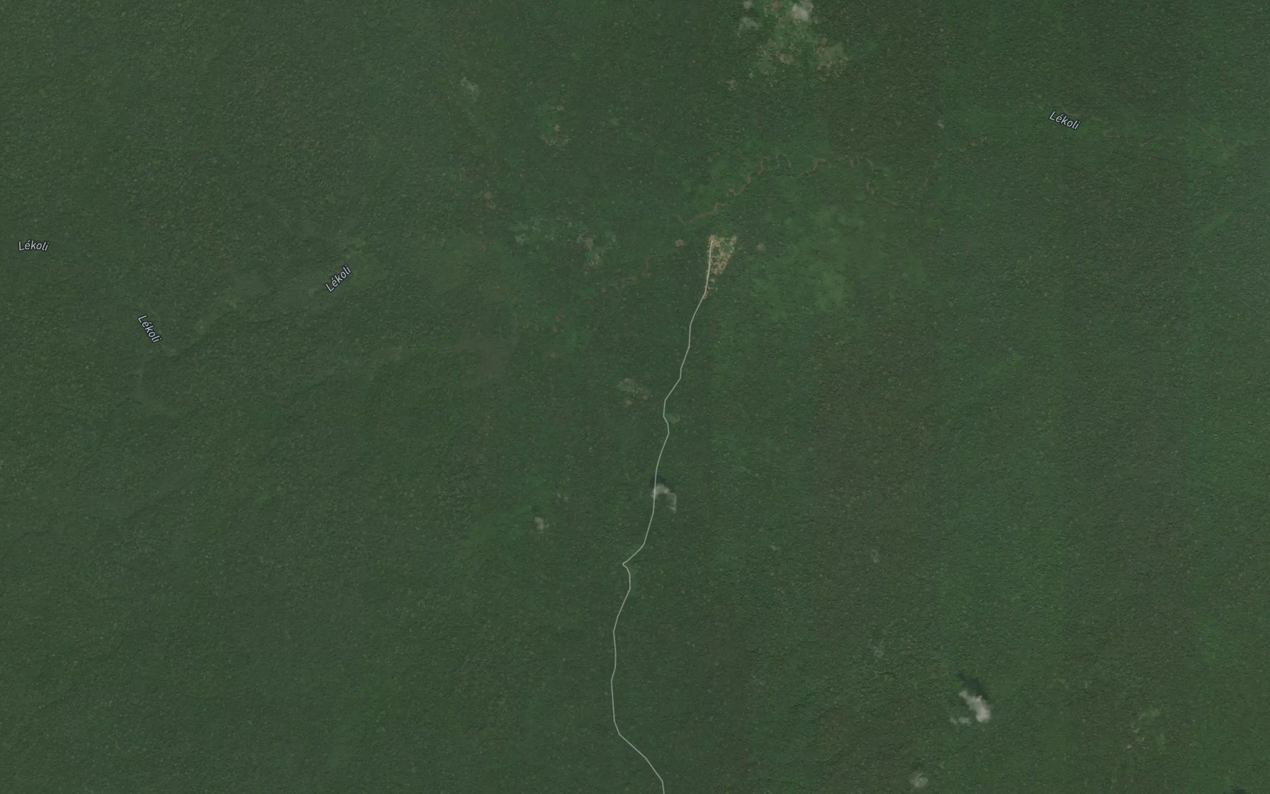 Satellite map of the Okouma