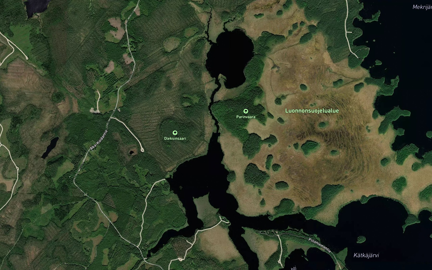 Satellite map of the Parinpuro