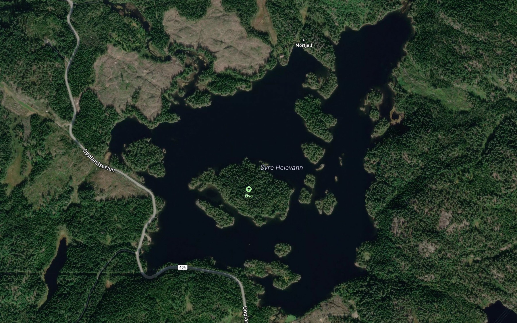 Satellite map of the Begervannet