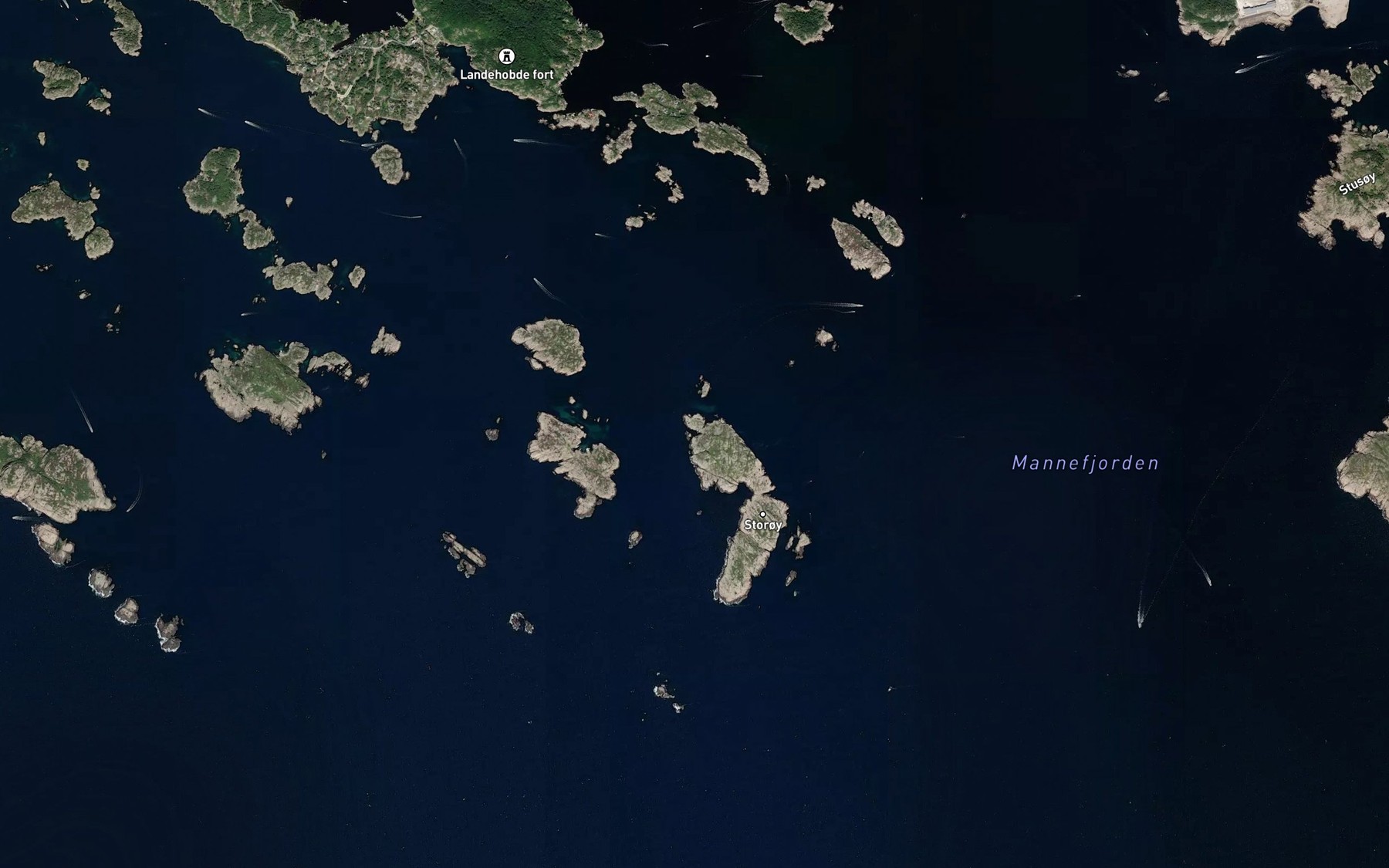 Satellite map of the Storoyhavnen