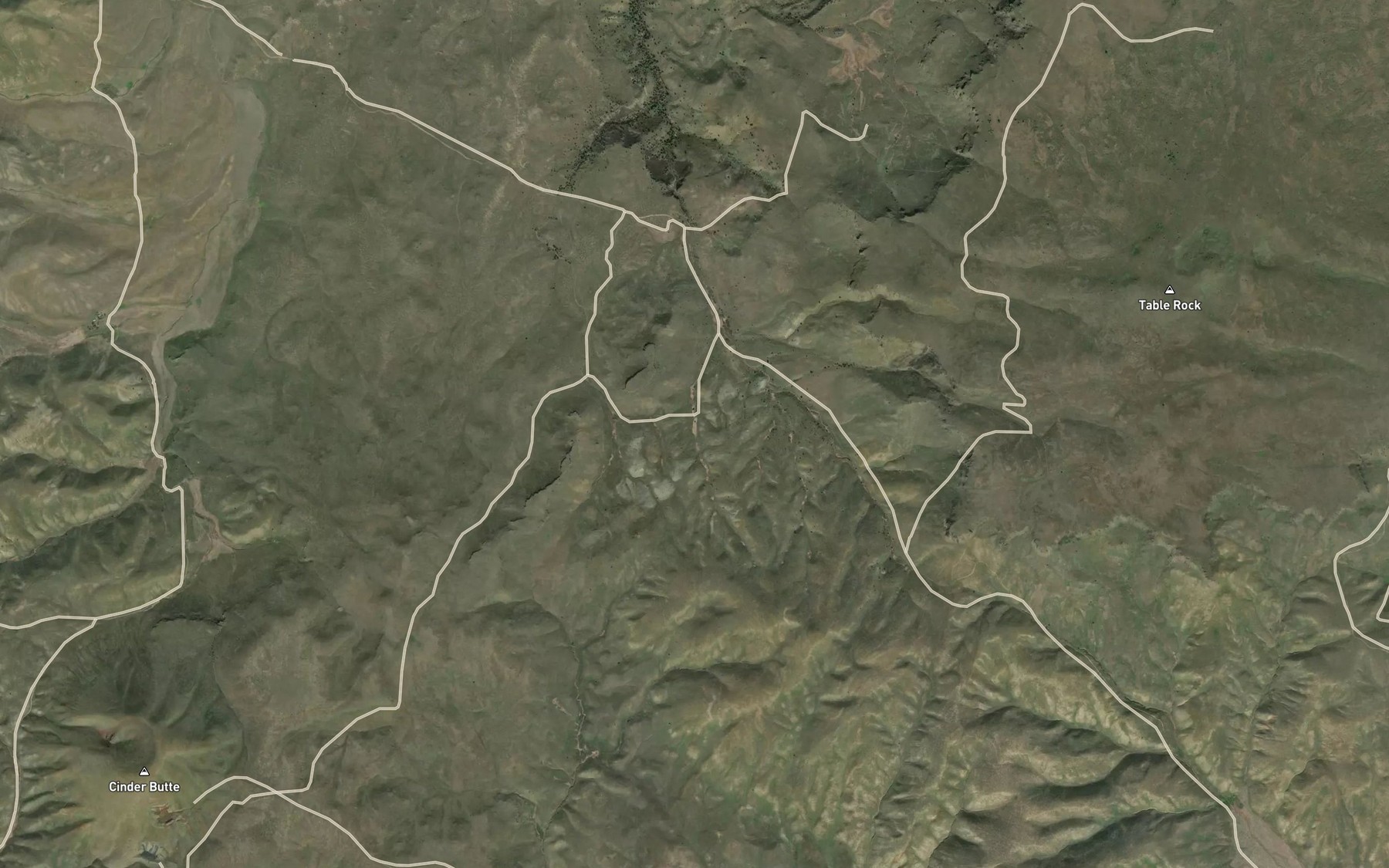 Satellite map of the Bog Spring