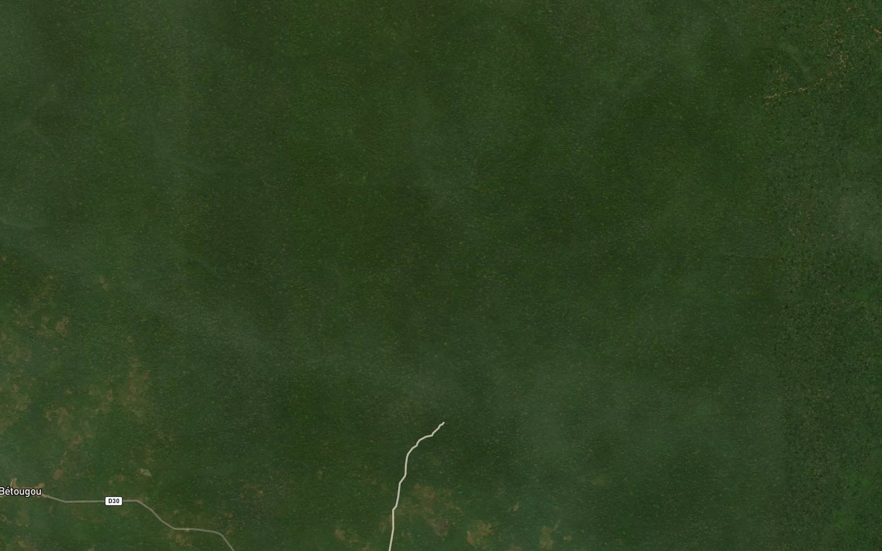Satellite map of the Zambele