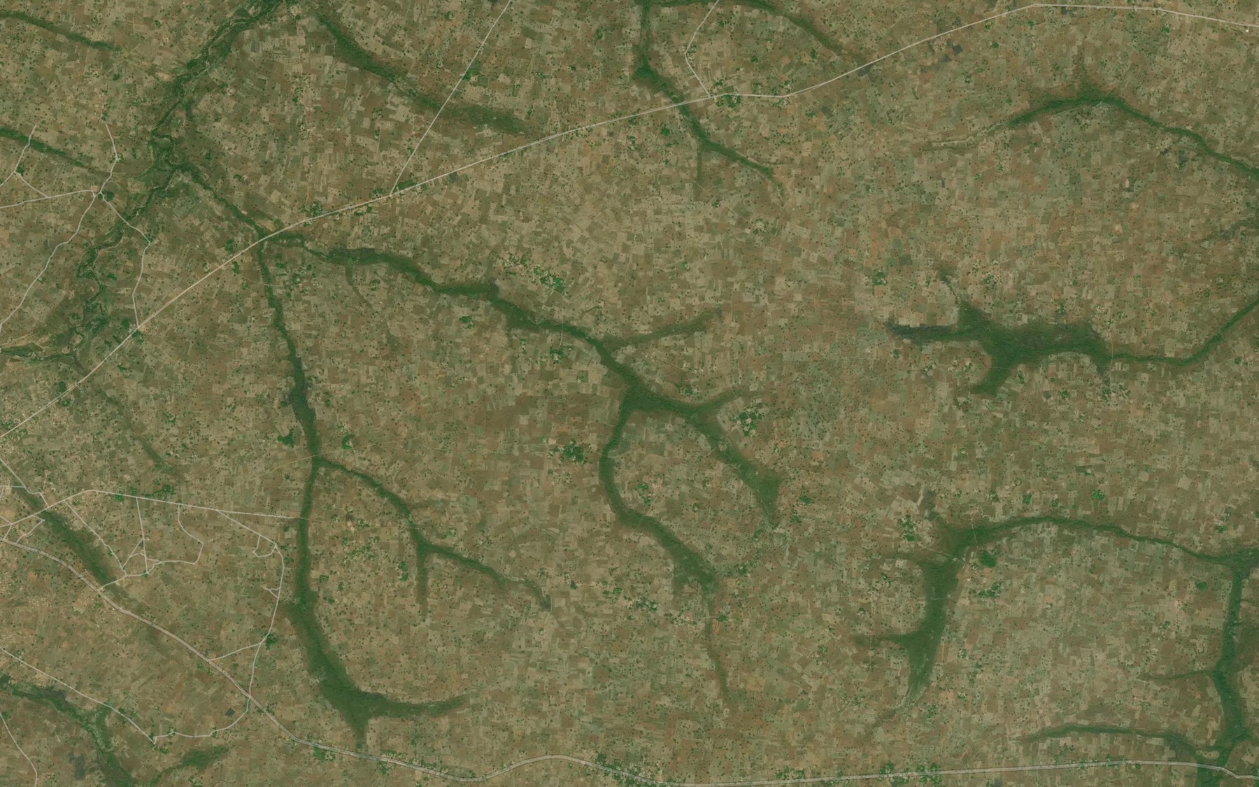 Satellite map of the River Ukyavel