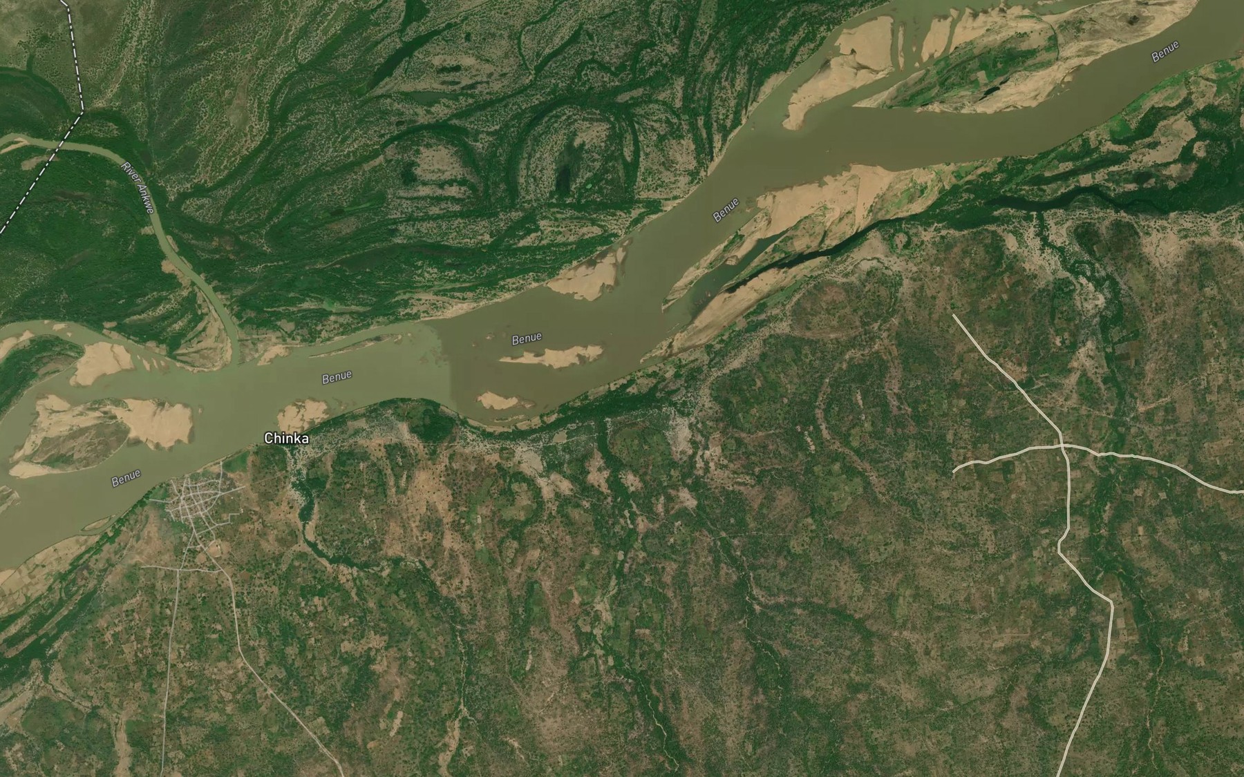 Satellite map of the RiverDundun