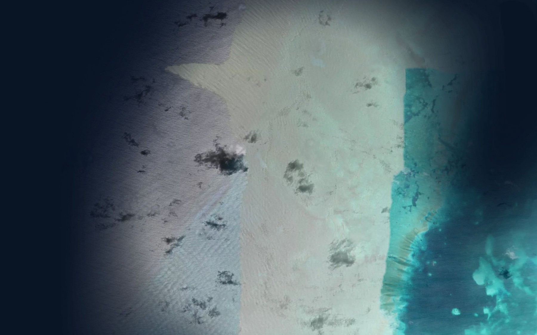 Satellite map of the Rironga Boat Passage