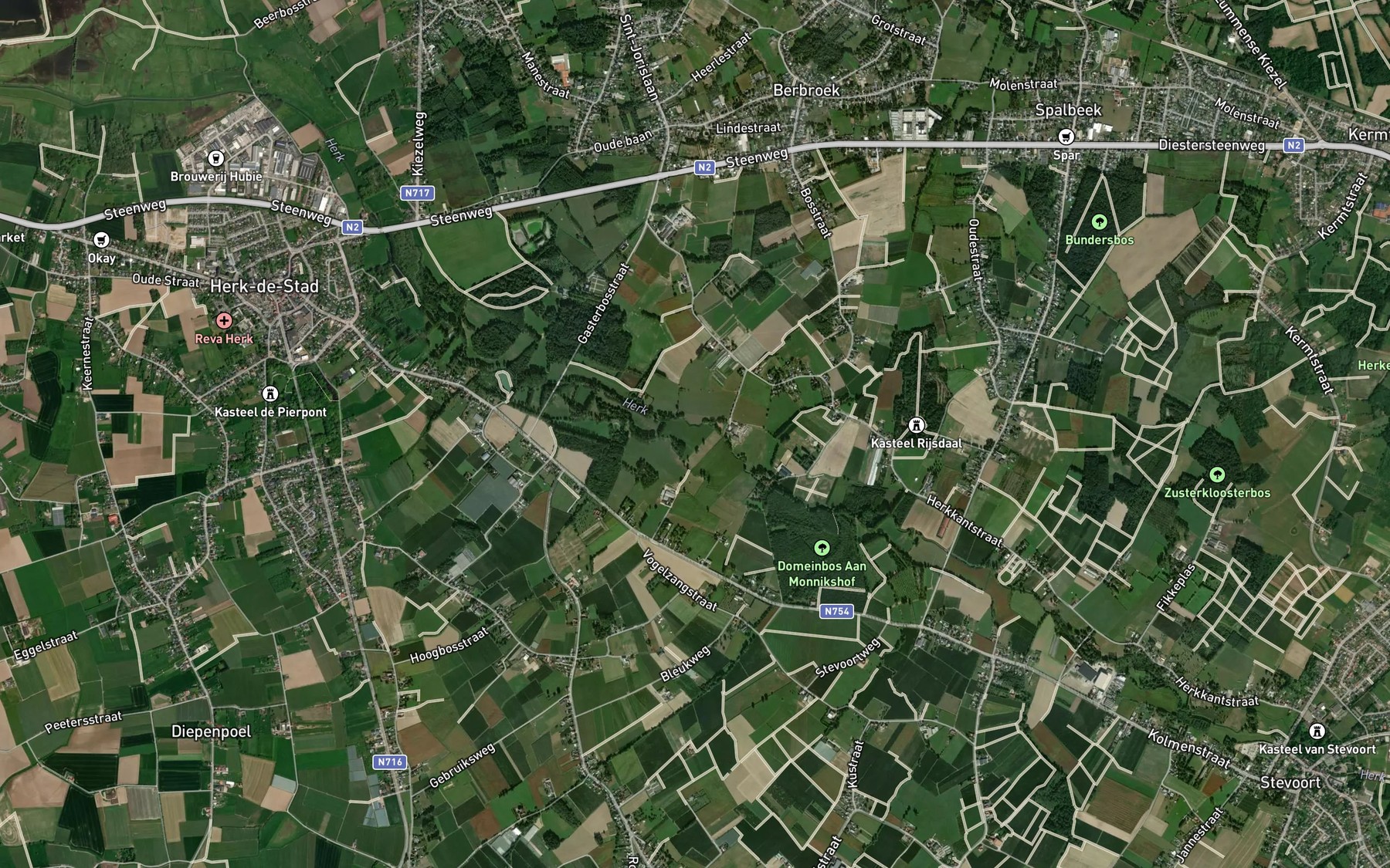 Satellite map of the Kroelbeek