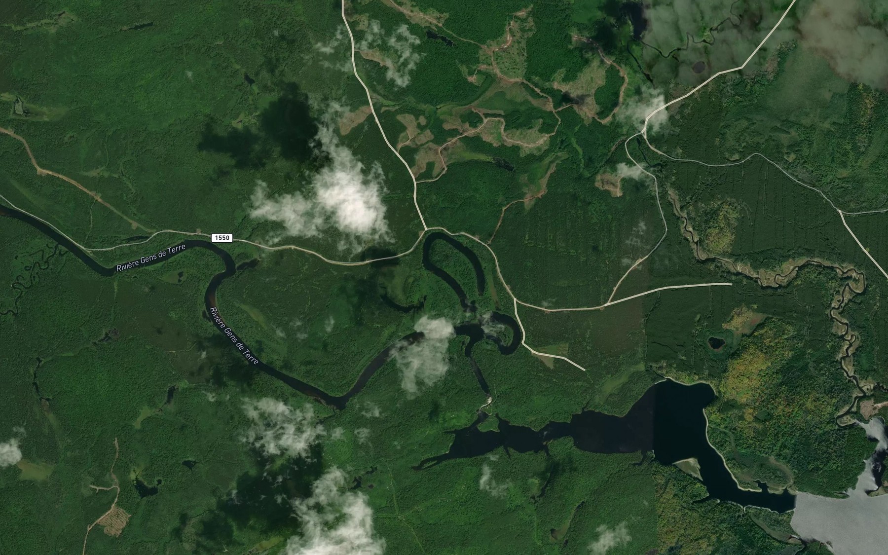 Satellite map of the Lac Pitobig