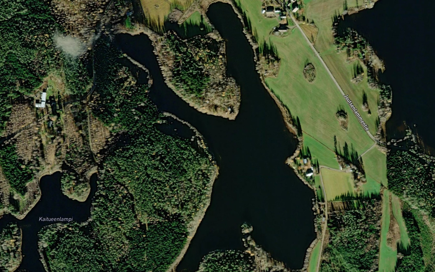 Satellite map of the Pirttilampi