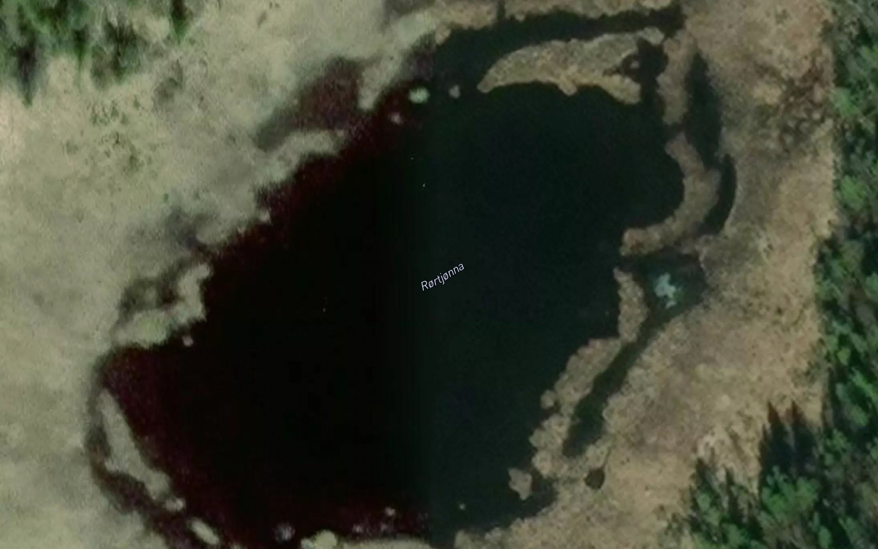 Satellite map of the Rortjonna