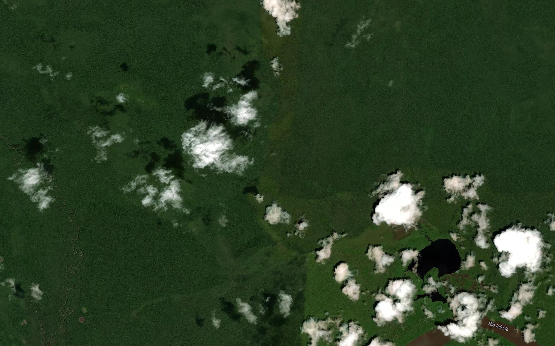 Satellite map of the Cano Duygia