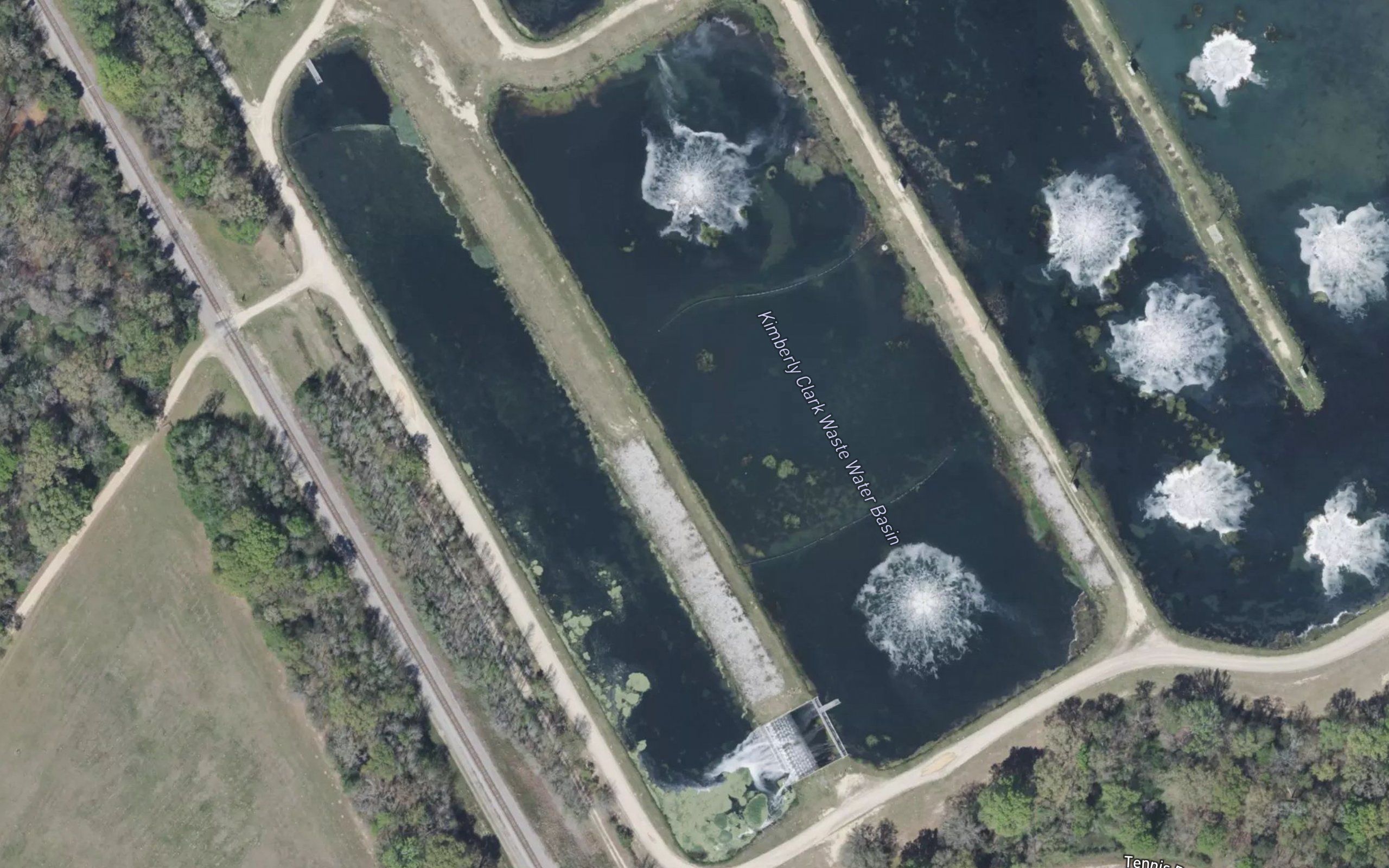 Kimberly Clark Waste Water Basin