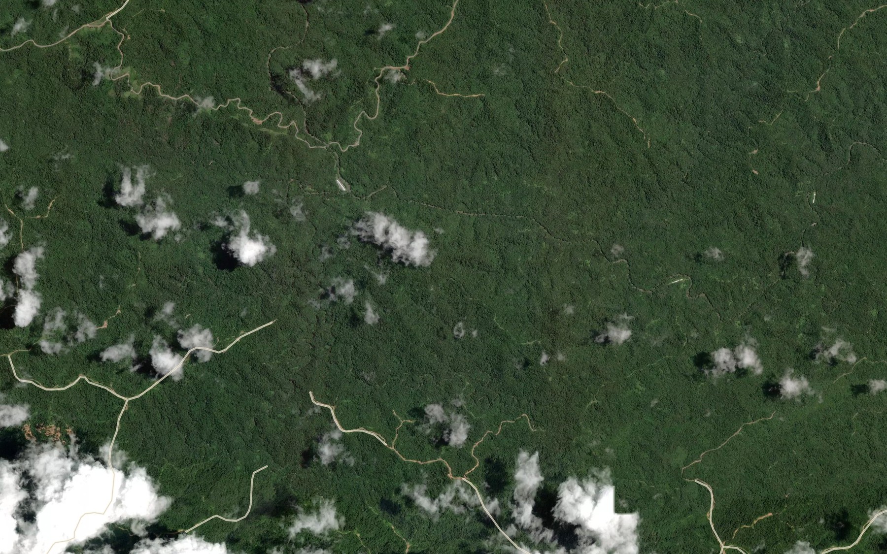 Satellite map of the Sungai Setaba