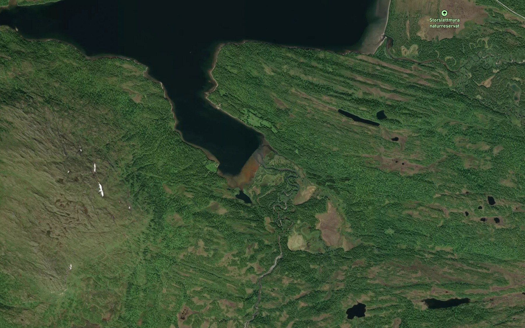 Satellite map of the Guelehtsjohke