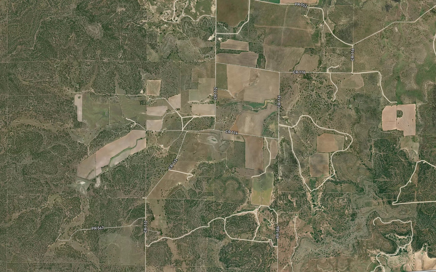Satellite map of the Reservoir Number Four