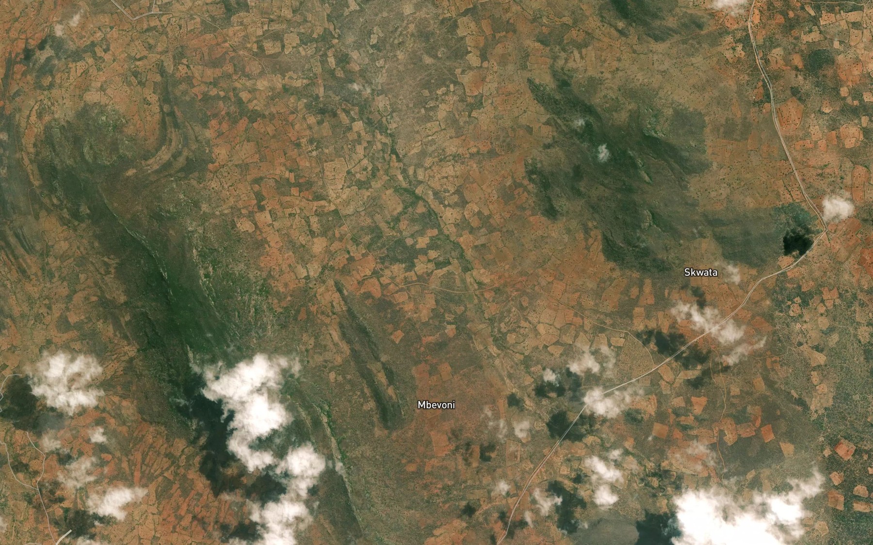 Satellite map of the Maingulu Dam