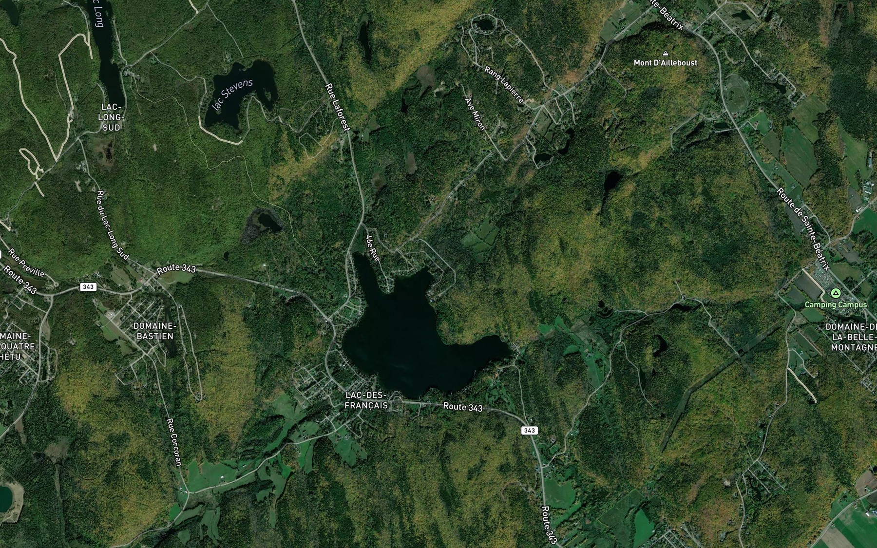 Satellite map of the Cours d'eau Brisson