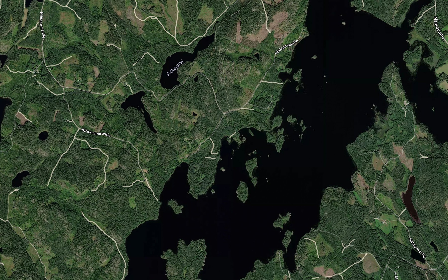 Satellite map of the Janotunlahti