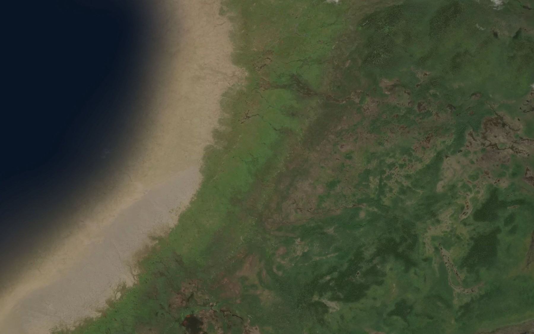 Satellite map of the Baie Boatswain