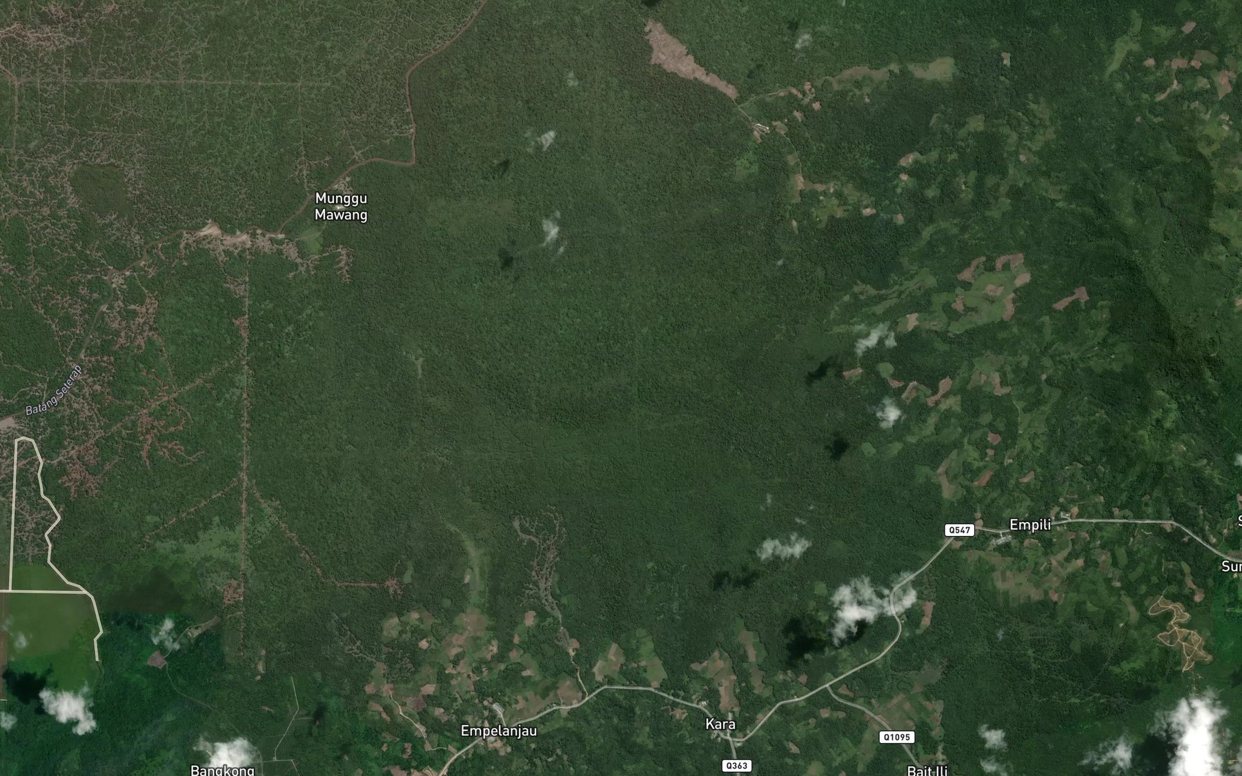Satellite map of the Sungai Tebelian