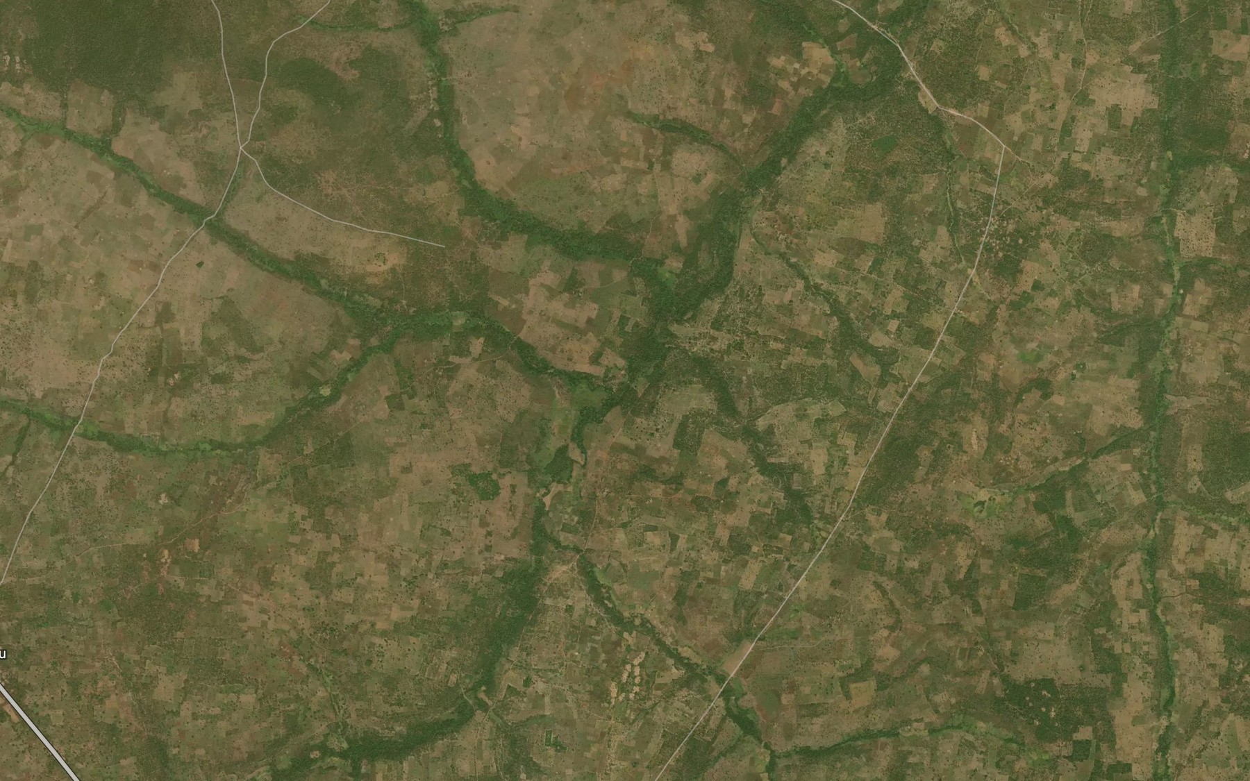 Satellite map of the River Dariniu