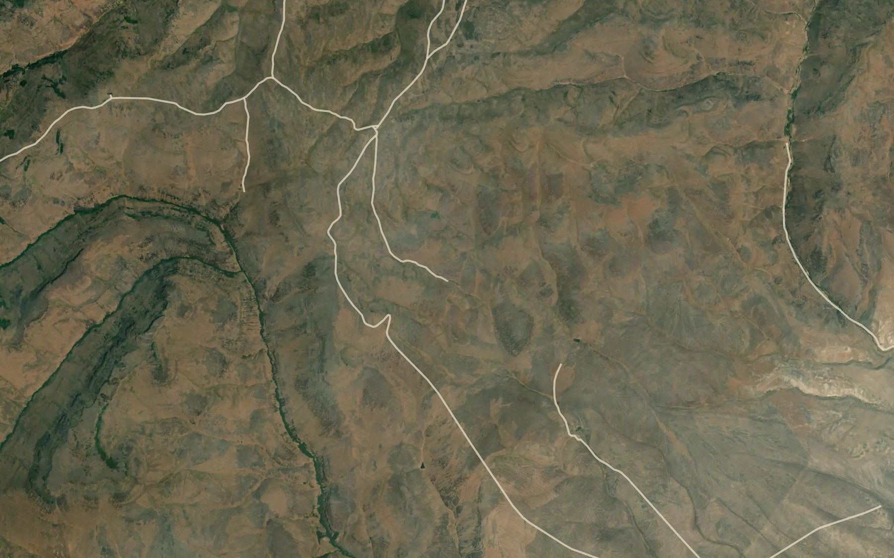 Satellite map of the Turner Spring Reservoir