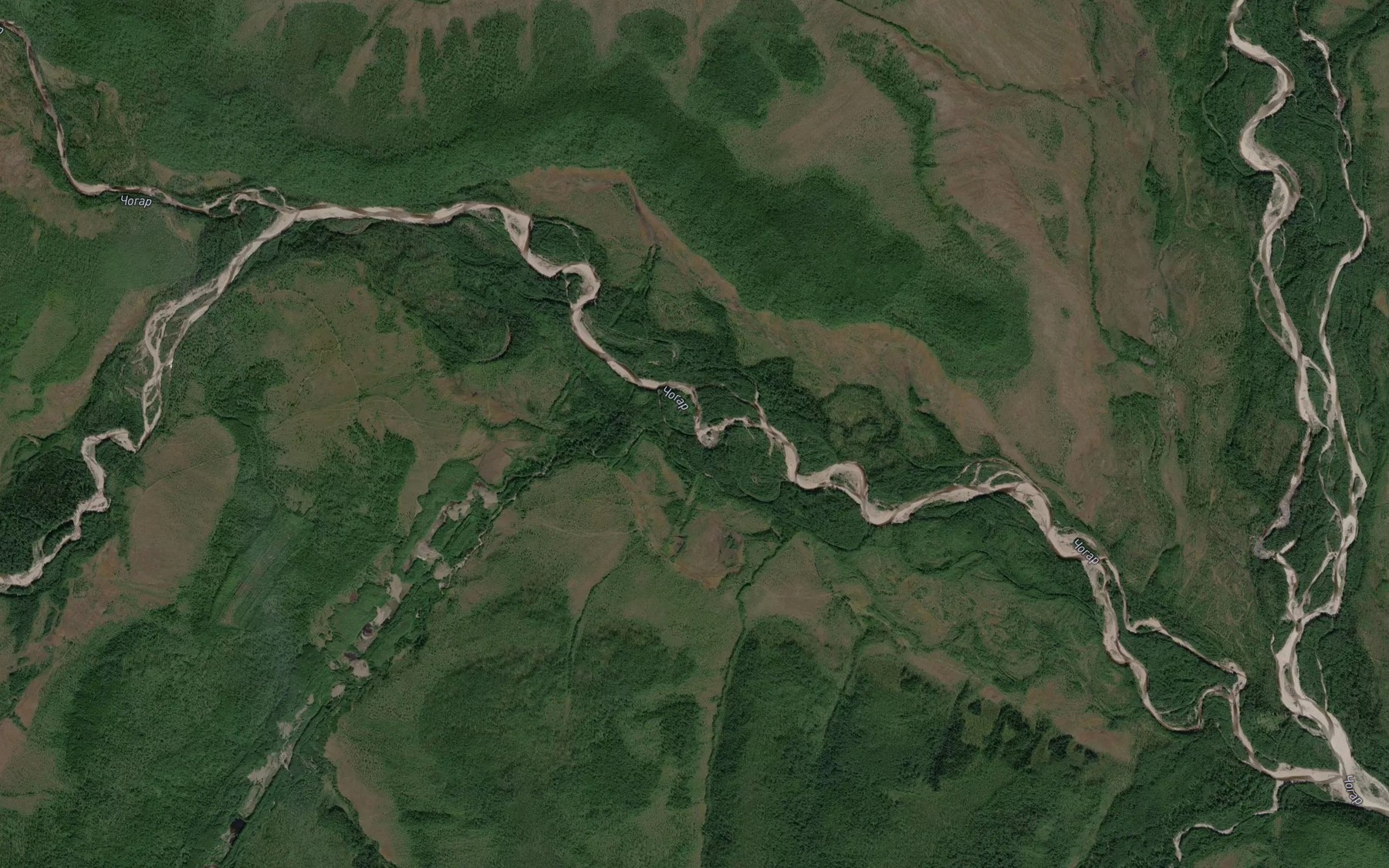Satellite map of the Deke