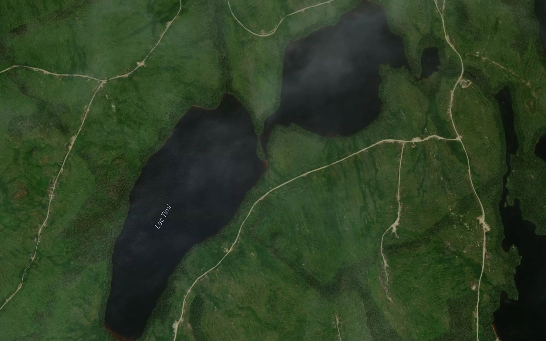 Satellite map of the Lac Timi