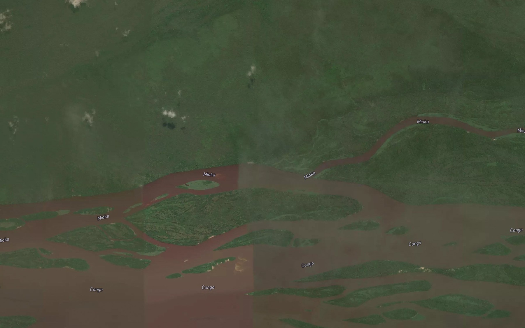Satellite map of the Mabakia