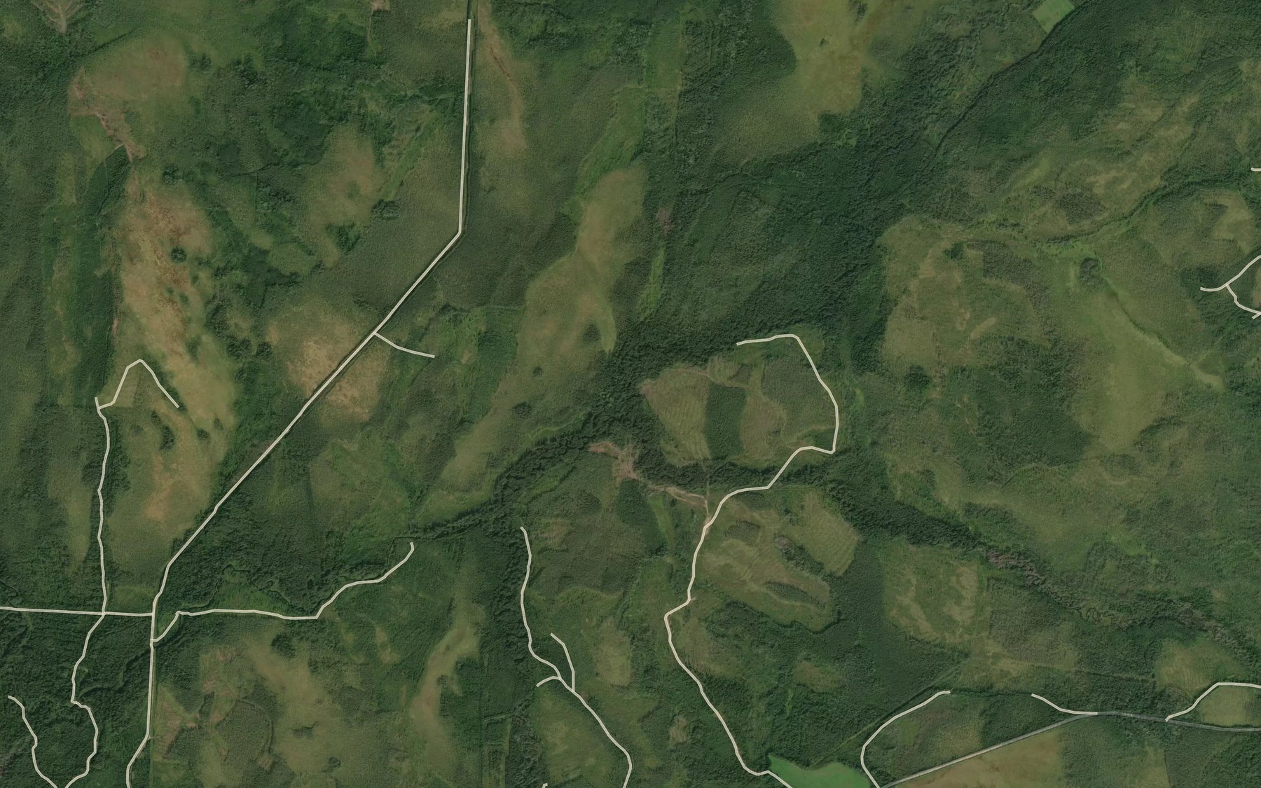 Satellite map of the Masel'ga