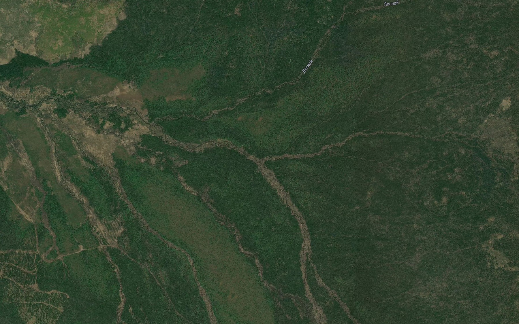 Satellite map of the Krivoy