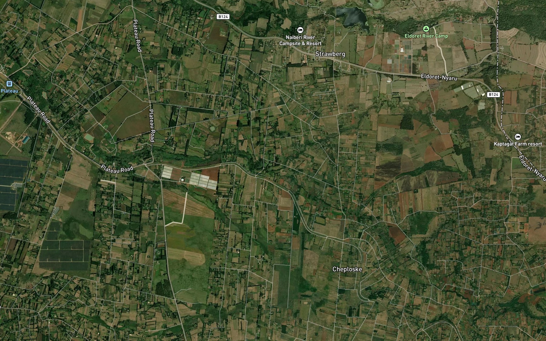 Satellite map of the Kipsaos