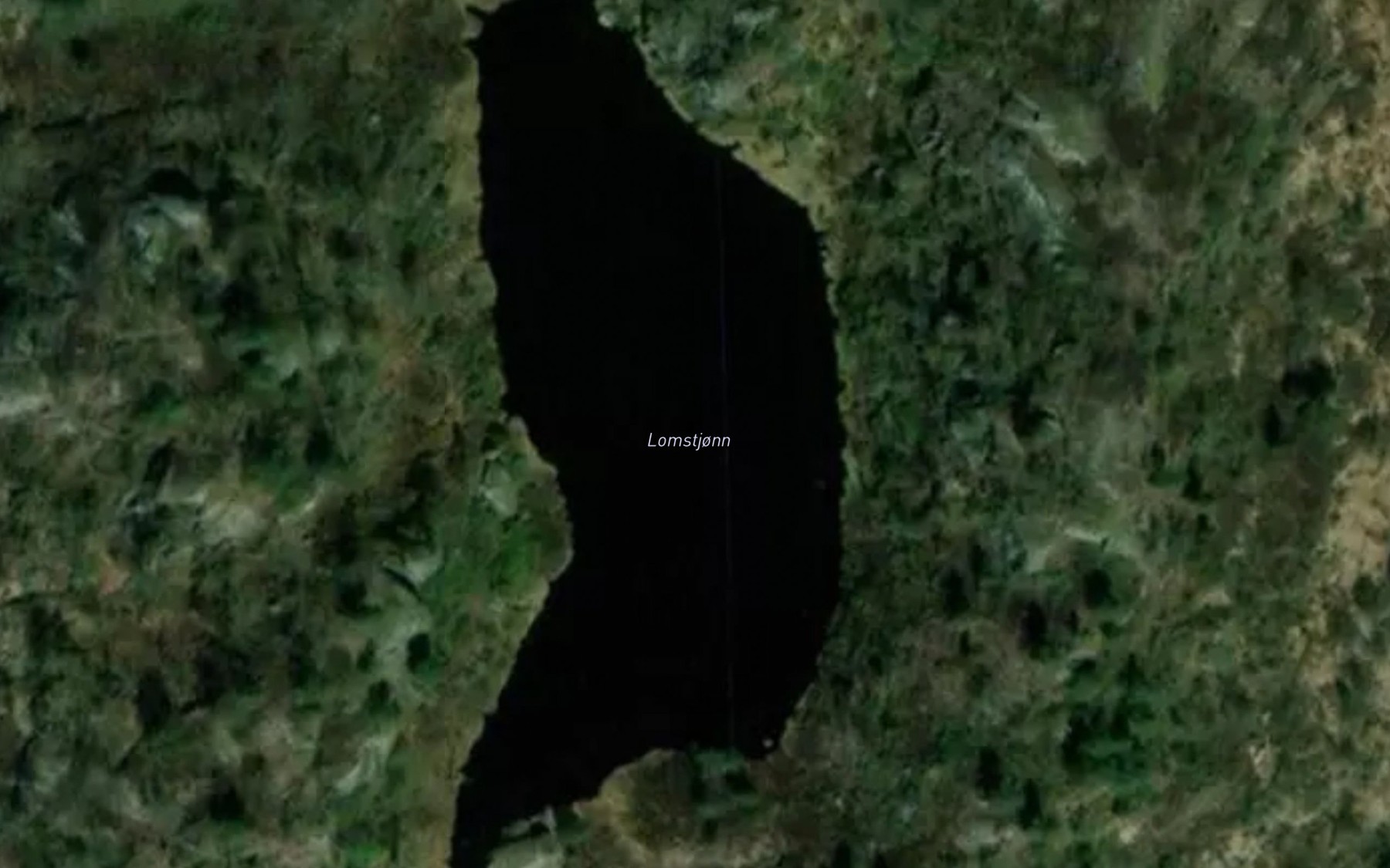 Satellite map of the Lomstjonn