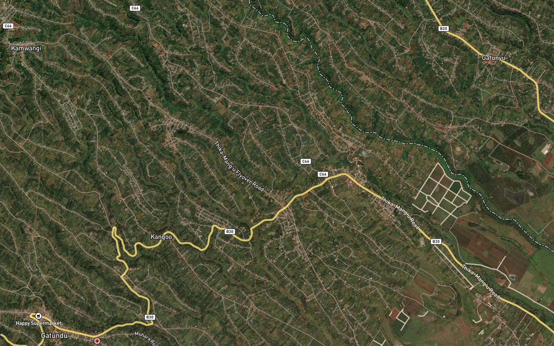 Satellite map of the Kirohi
