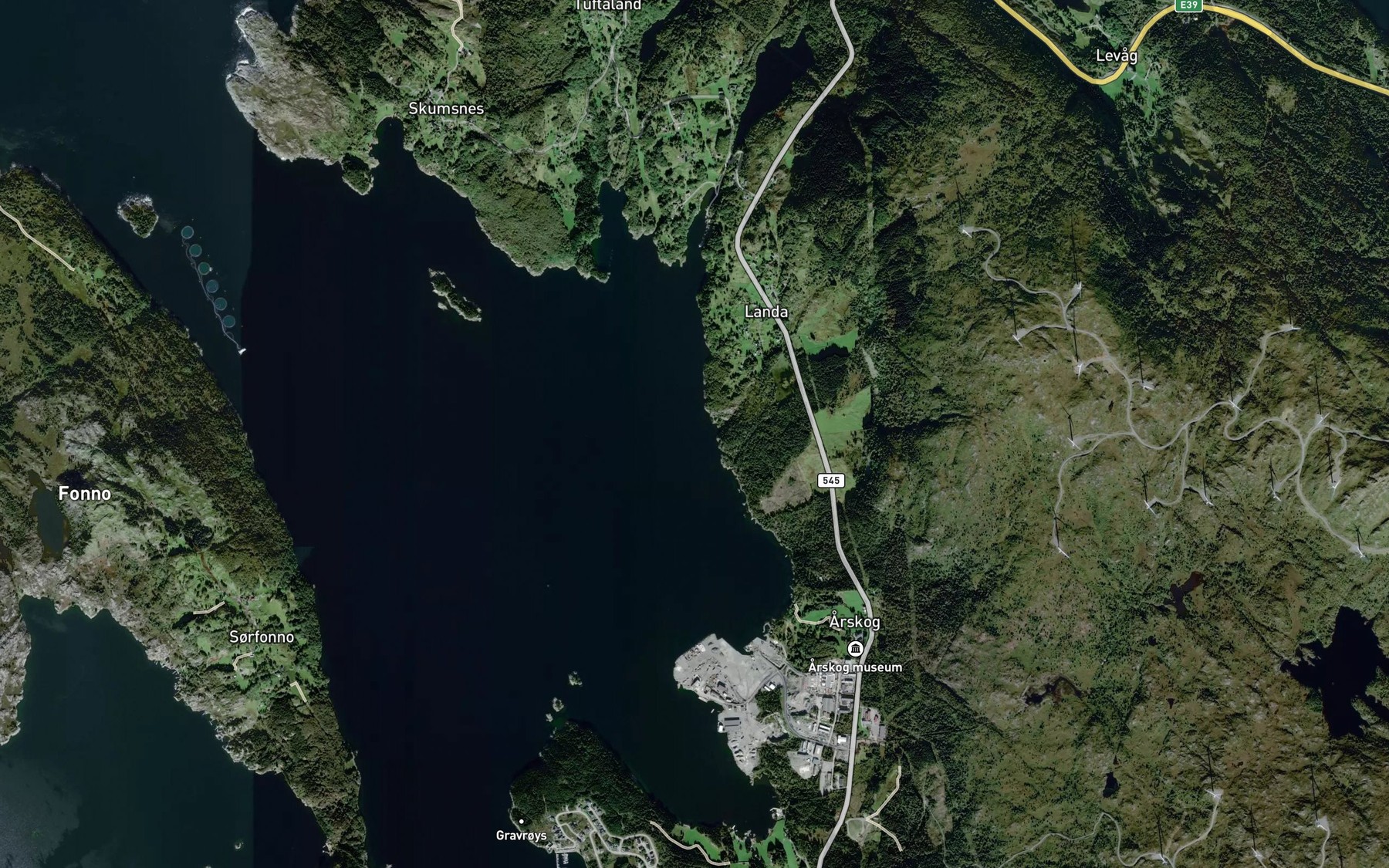 Satellite map of the Lambavika