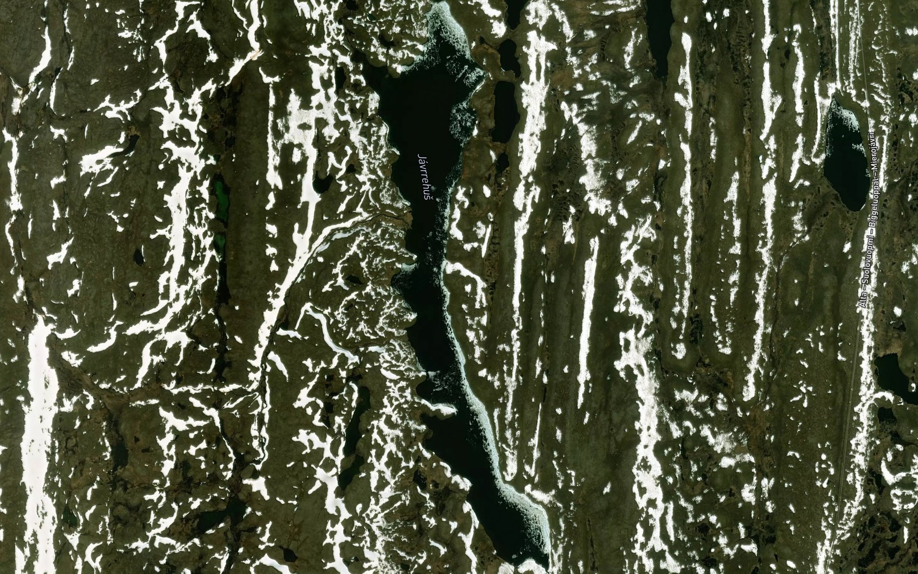 Satellite map of the Javrrehus