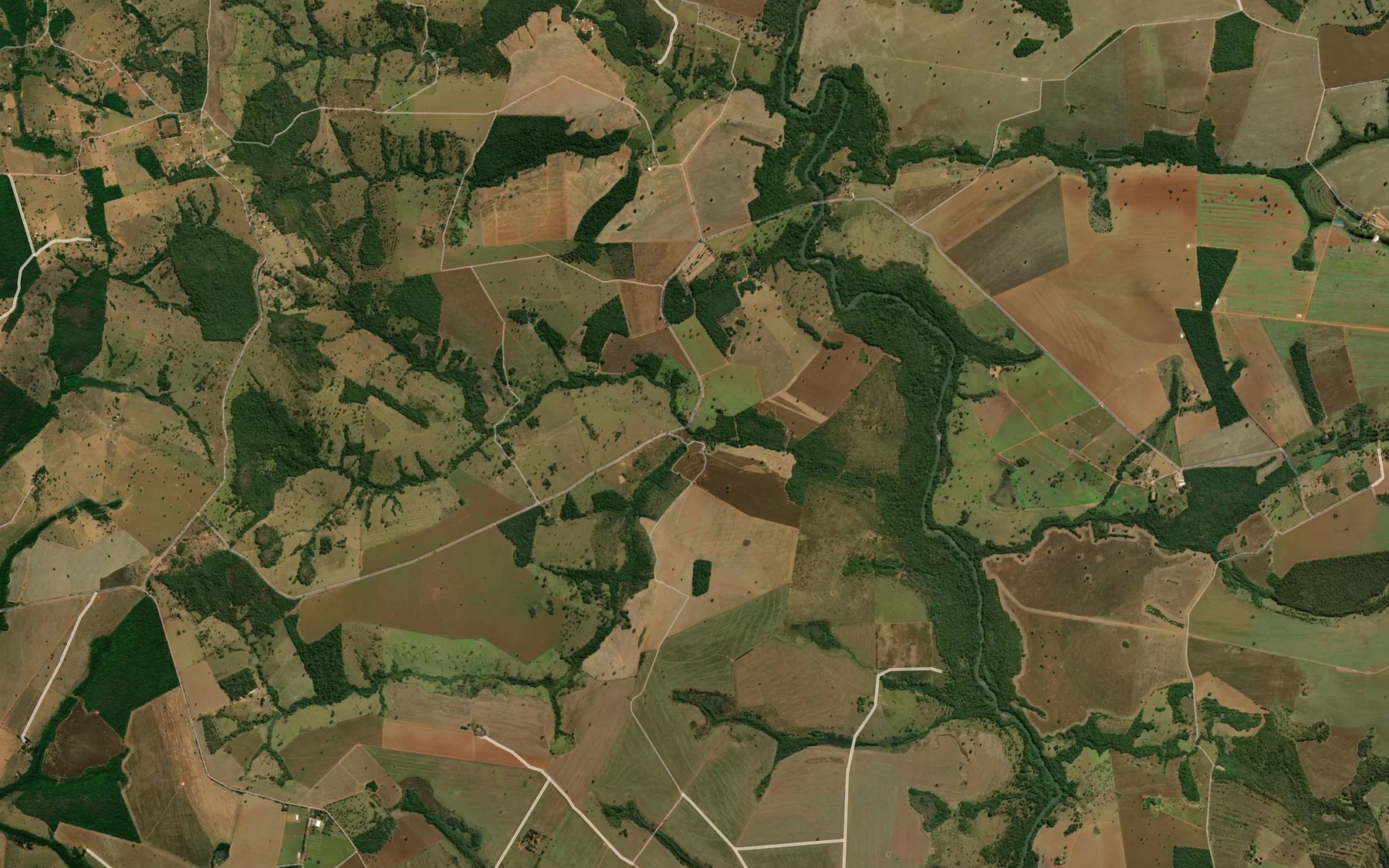 Satellite map of the Corrego Boqueirao