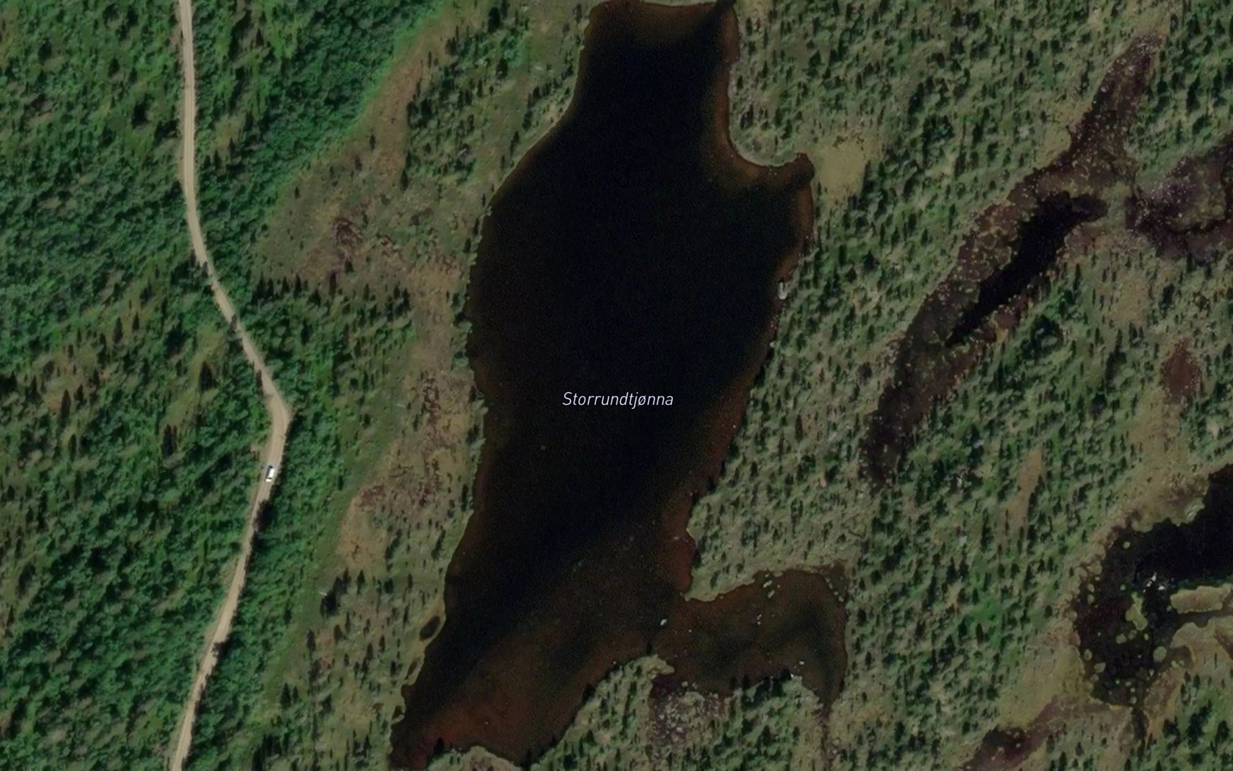 Satellite map of the Rundtjornene