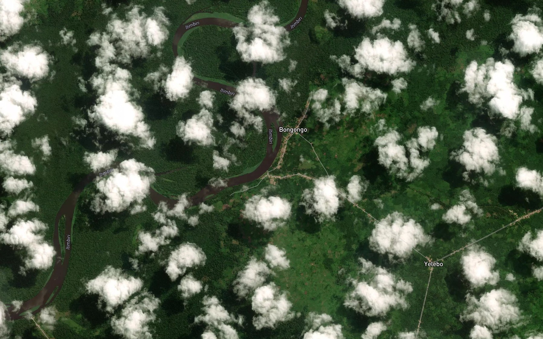 Satellite map of the Lokeli