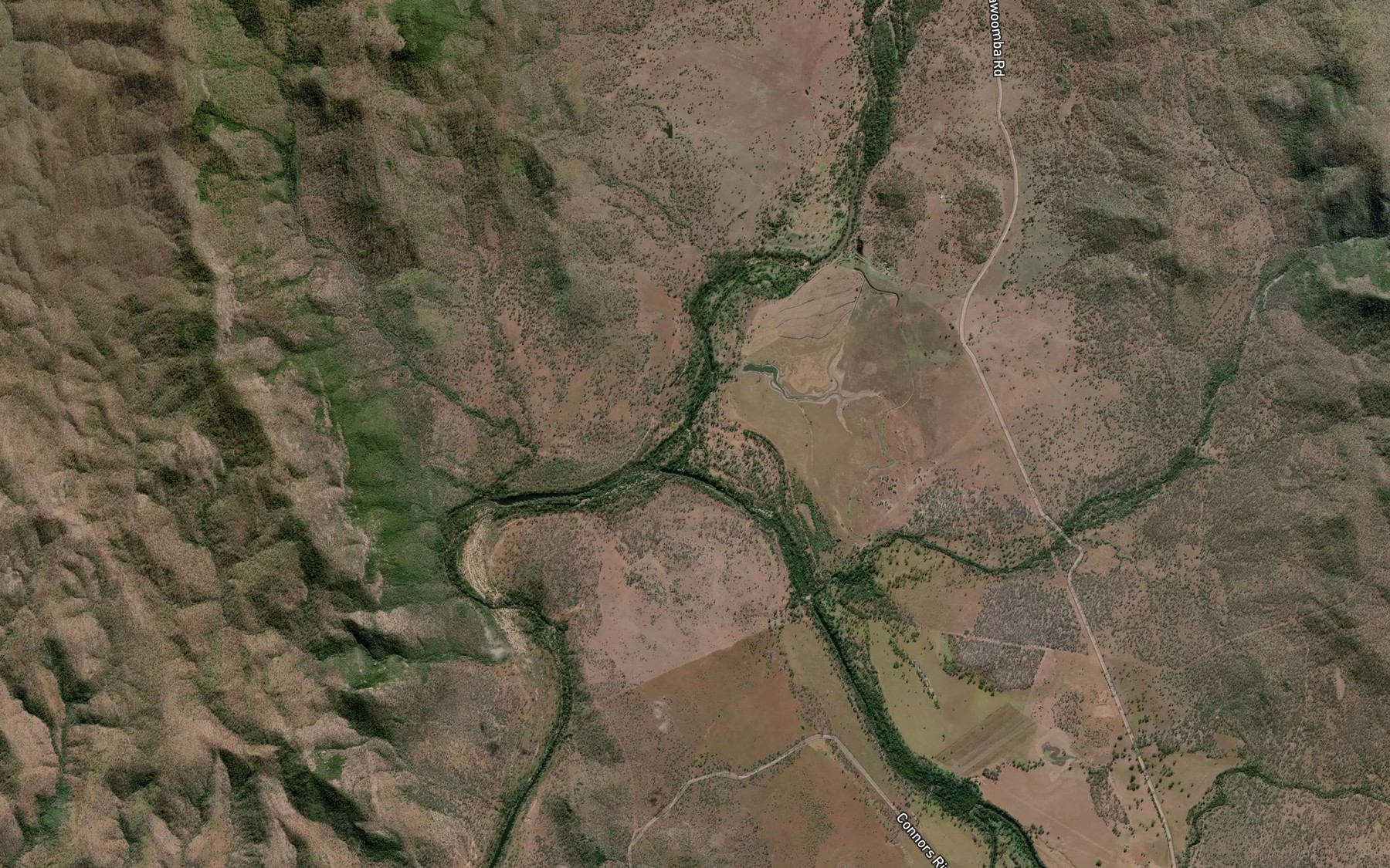 Satellite map of the Murray Creek