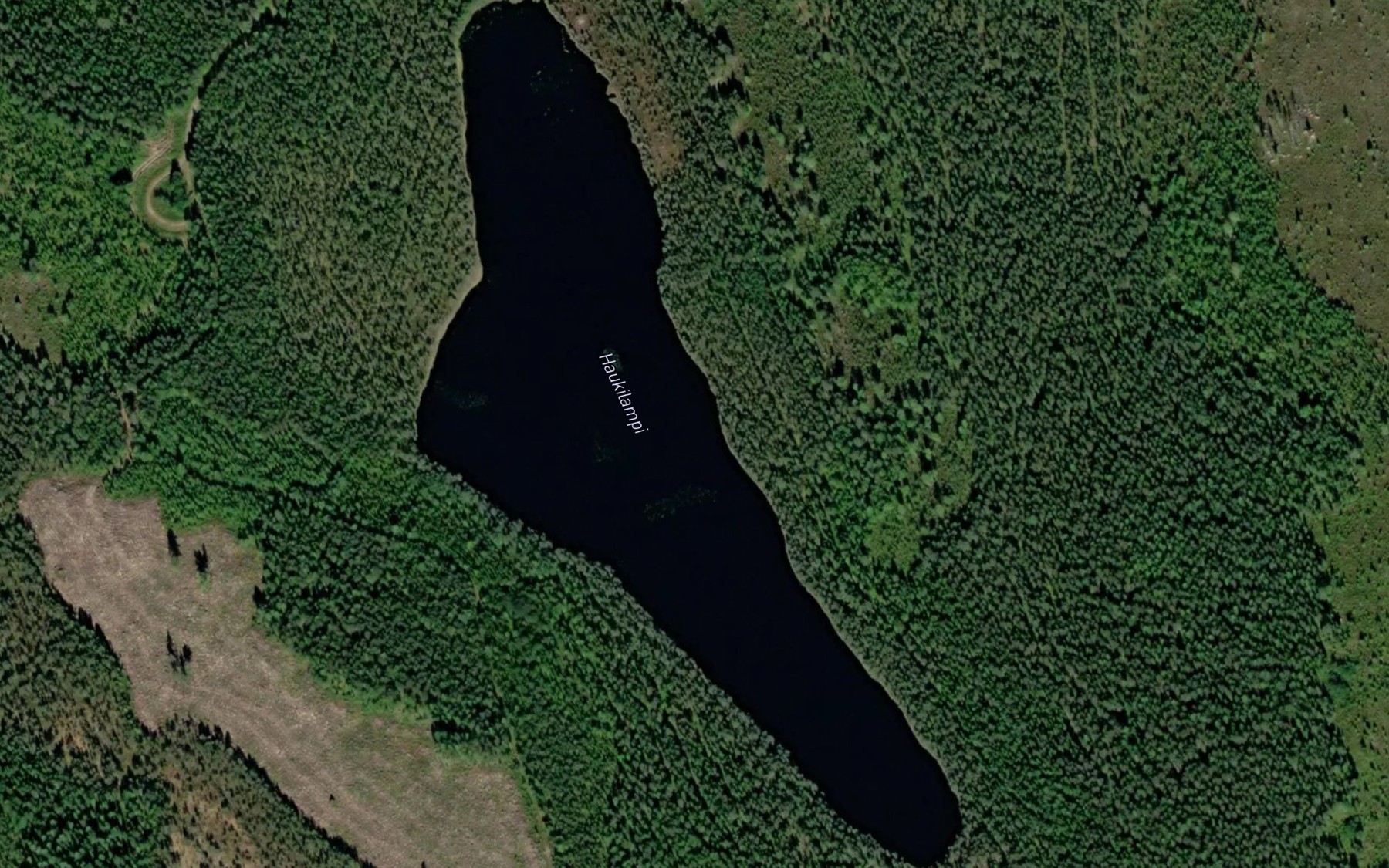 Satellite map of the Haukilampi