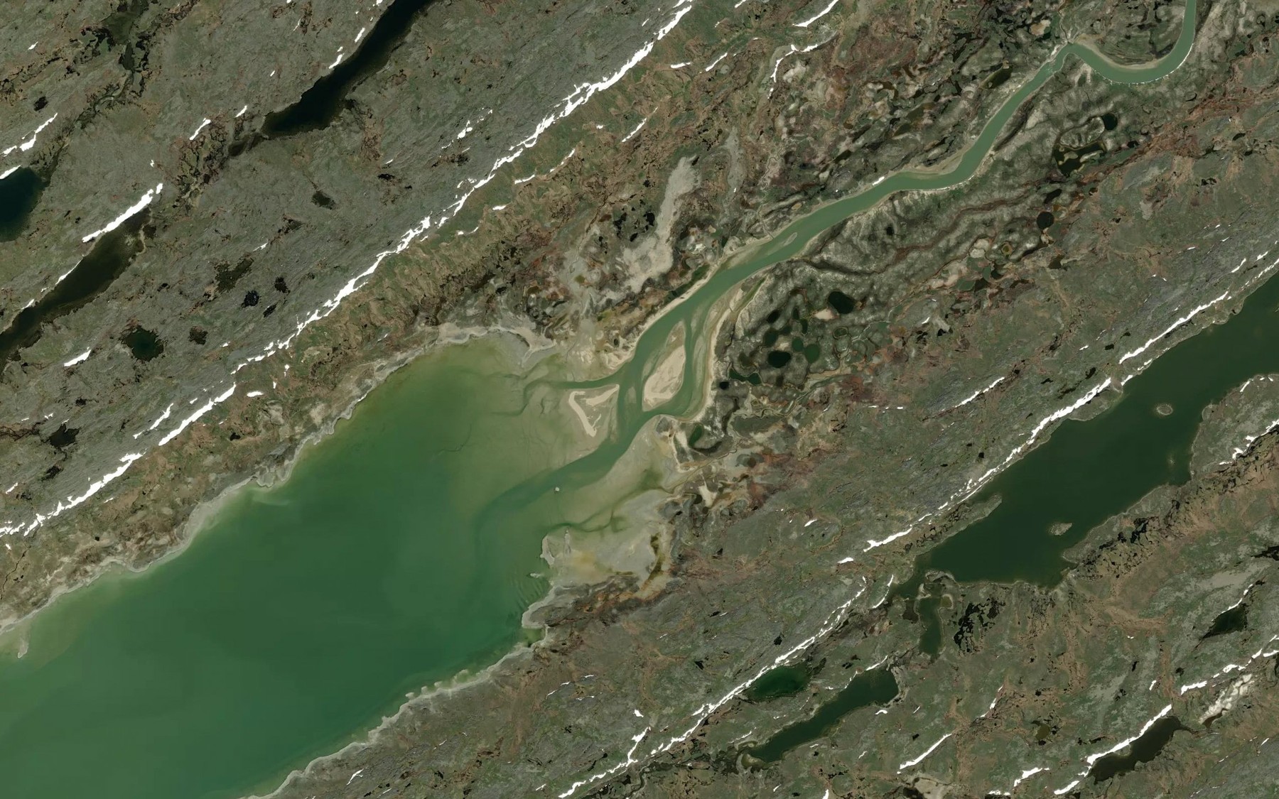 Satellite map of the Riviere Iktotat