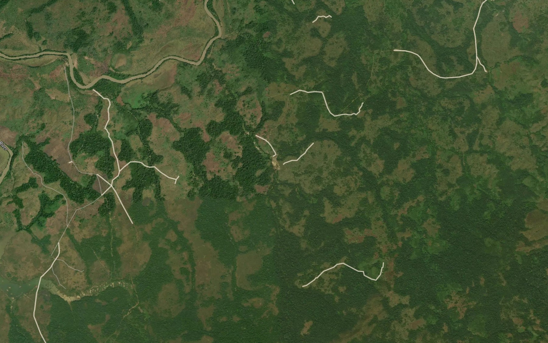 Satellite map of the Liama