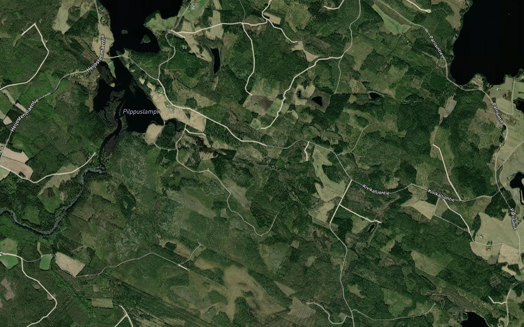 Satellite map of the Haarapuro
