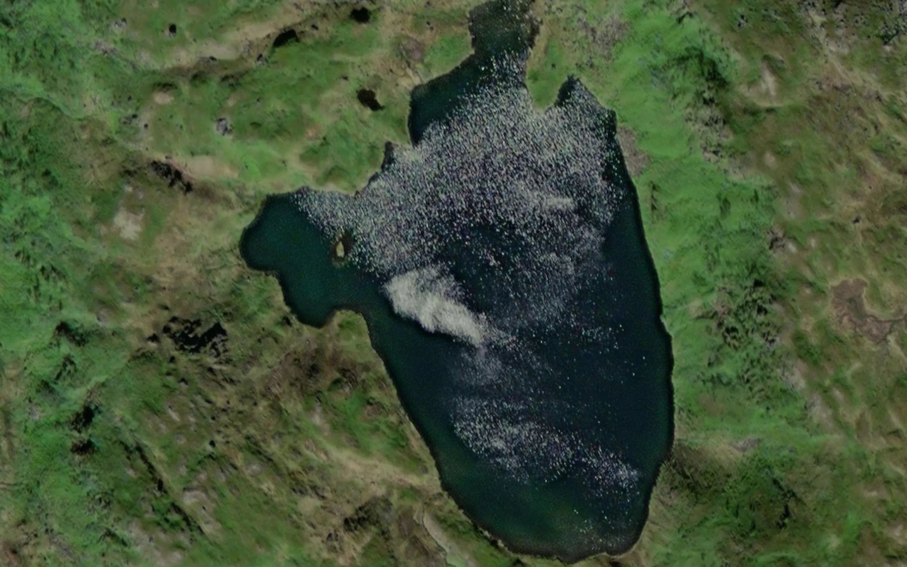 Satellite map of the Rundkollvatnan