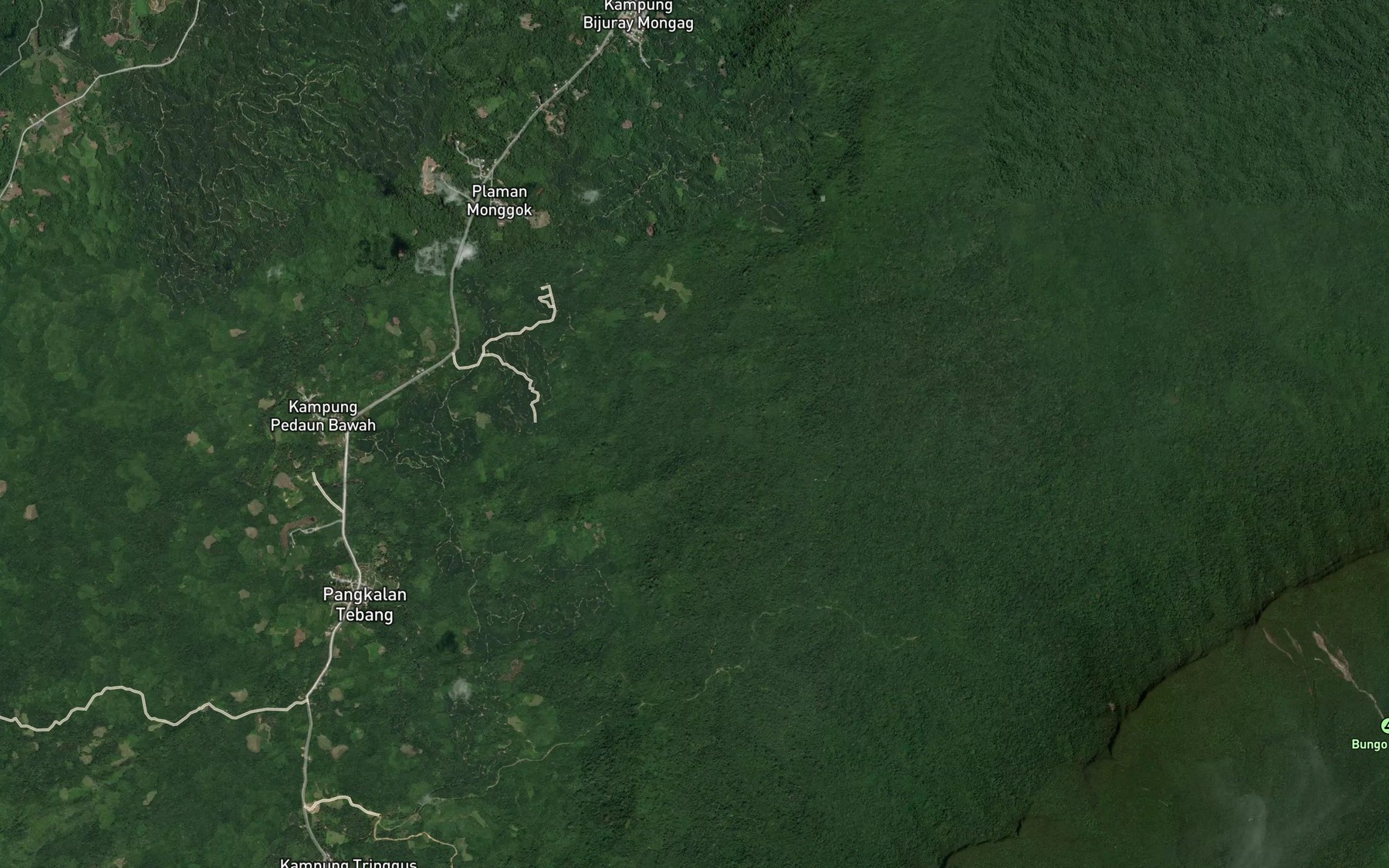 Satellite map of the Sungai Bulang